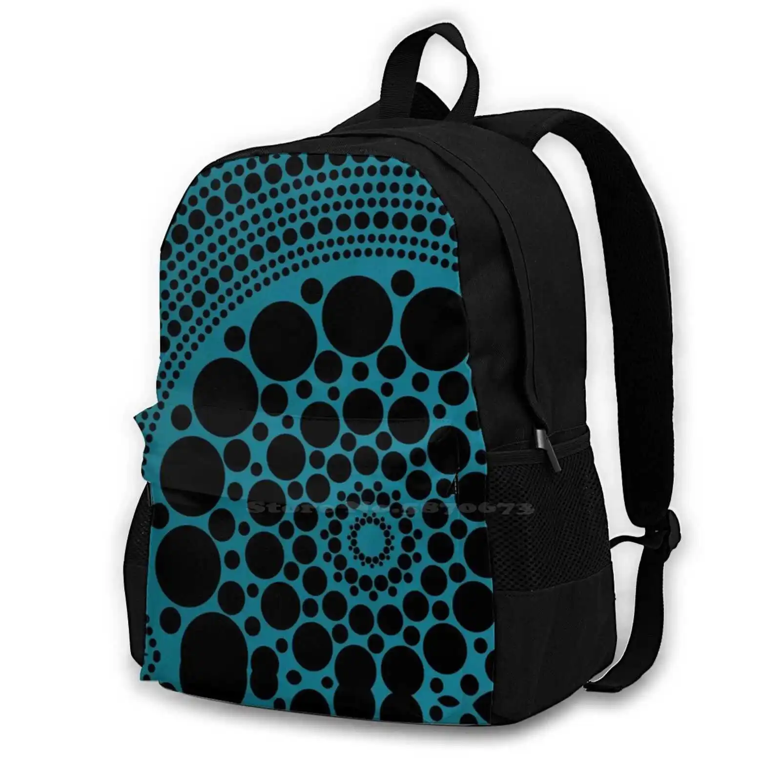 Ocean Aboriginal Art Zaino Per Borsa Da Viaggio Per Laptop Scuola Studente Contemporaneo Aboriginal Bigambul Ocean Ocean Serpent