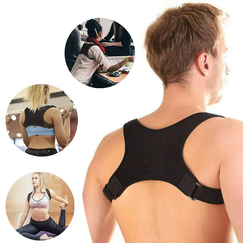 Supporto Per La Schiena Regolabile Brace Correttore Di Postura Posteriore Clavicola Spina Dorsale Spalla Lombare Brace Correzione Della Postura Cintur