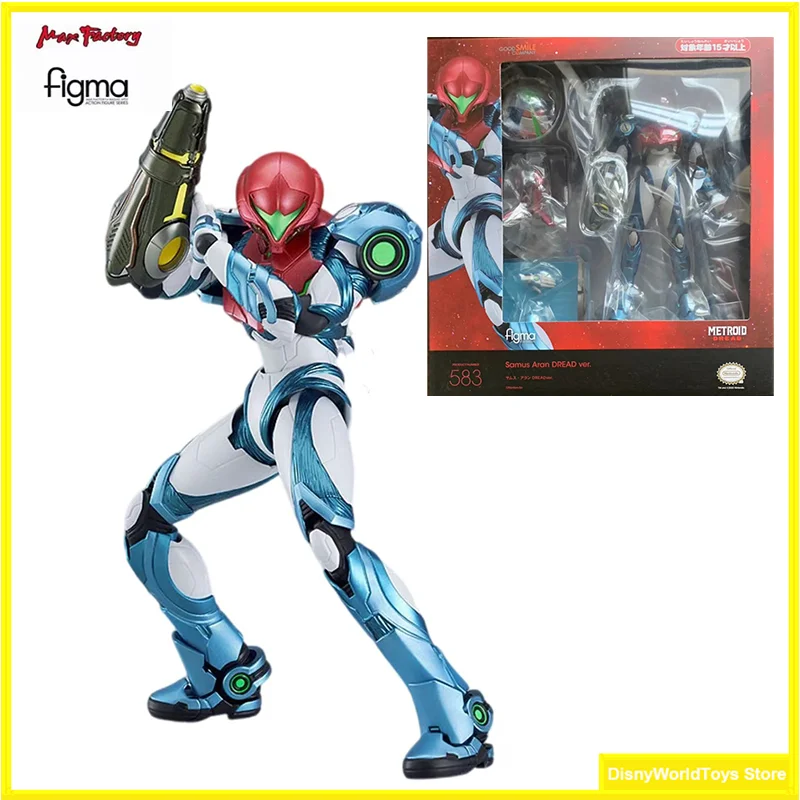 100% Originale Figma 583 Metroid Dread Samus Aran Dread Ver In Stock Anime Action Collection Figure Model Toys