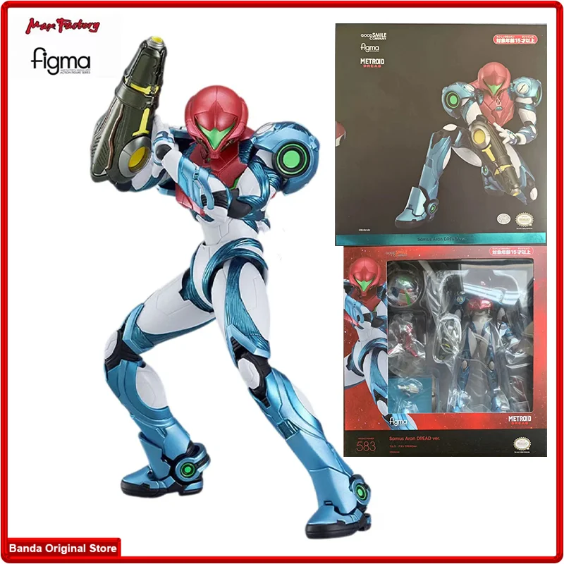 100% In Magazzino Originale Figma 583 Metroid Dread Samus Aran Dread Ver Anime Action Collection Figure Model Toys