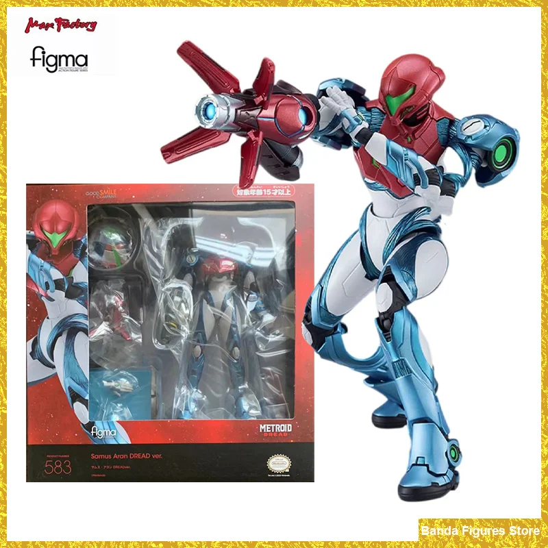 Originale Figma 583 Metroid Dread Samus Aran Dread Ver In Stock Anime Action Collection Figure Model Toys