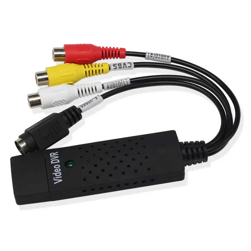 Wiistar Easy Cap Usb 2.0 Easy Cap Video Tv Dvd Vhs Dvr Adattatore Di Acquisizione Tappo Più Facile Supporto Dispositivo Di Acquisizione Video Usb Win1