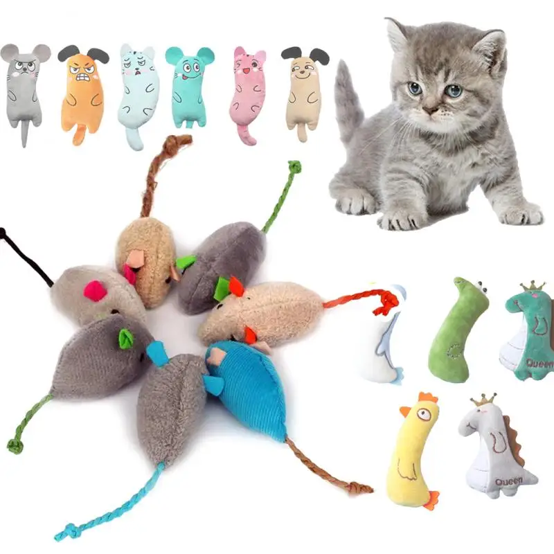 Home Cat Toy Cute Modeling Kitten Toy Mini Mouse Toy Herbal Rat Toy Peluche Herbal Mouse Accessori Universali Per Gatti Giocattoli Per Gatti