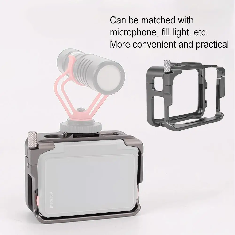 Per Insta360 Ace Pro Metal Expansion Frame Action Camera Cage Rabbit Camera Accessori Ace Insta360 W6D2