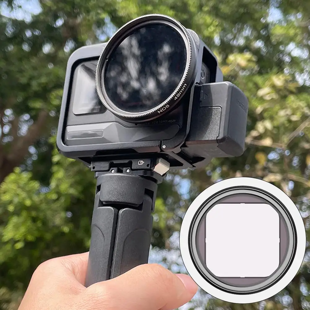 Portafiltro Per Obiettivo Per Insta360 Ace Pro Per Adattatore Filtro Da 49Mm Per Insta360 Ace Pro Accessori Per Fotocamere Sportive U2D2