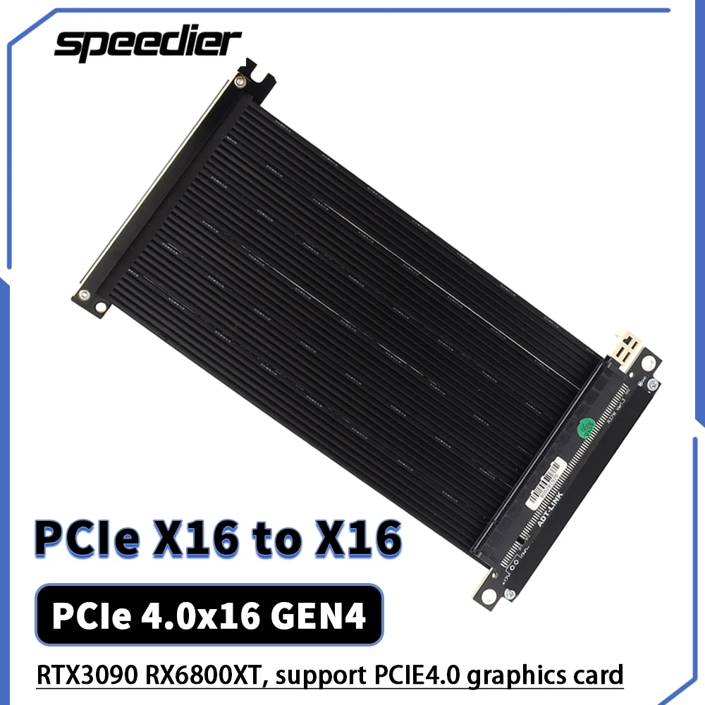 Pcie X16 A X16 Cavo Adattatore Gen 4 Schede Video Grafiche Extension Pci Express 4.0 Per Itx Scheda Madre Chassis Mini Pc-Case