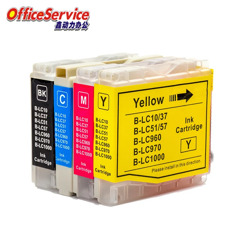 Lc37 Lc57 Lc970 Lc1000 Cartuccia Di Inchiostro Compatibile Per Brother Mfc-235C 240C 260C 3360C 440Cn 460Cn 465Cn 480Cn 5460Cn 5860 Stampante