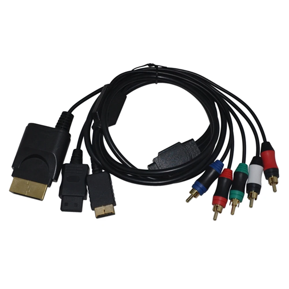 5Pcs Cavo Componente Di Alta Qualità Per Ps3/Xbox 360/Wii 5Rca Component Audio Video Av Line Cord Cable Accessori Di Gioco