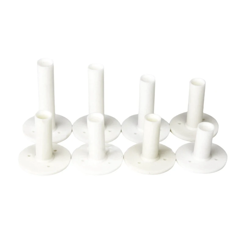 Bianco Golf Nail Golf Porta Palline Di Plastica Manzo Tendine Ball Tee Ball Holder Soft Tee 8 Taglie