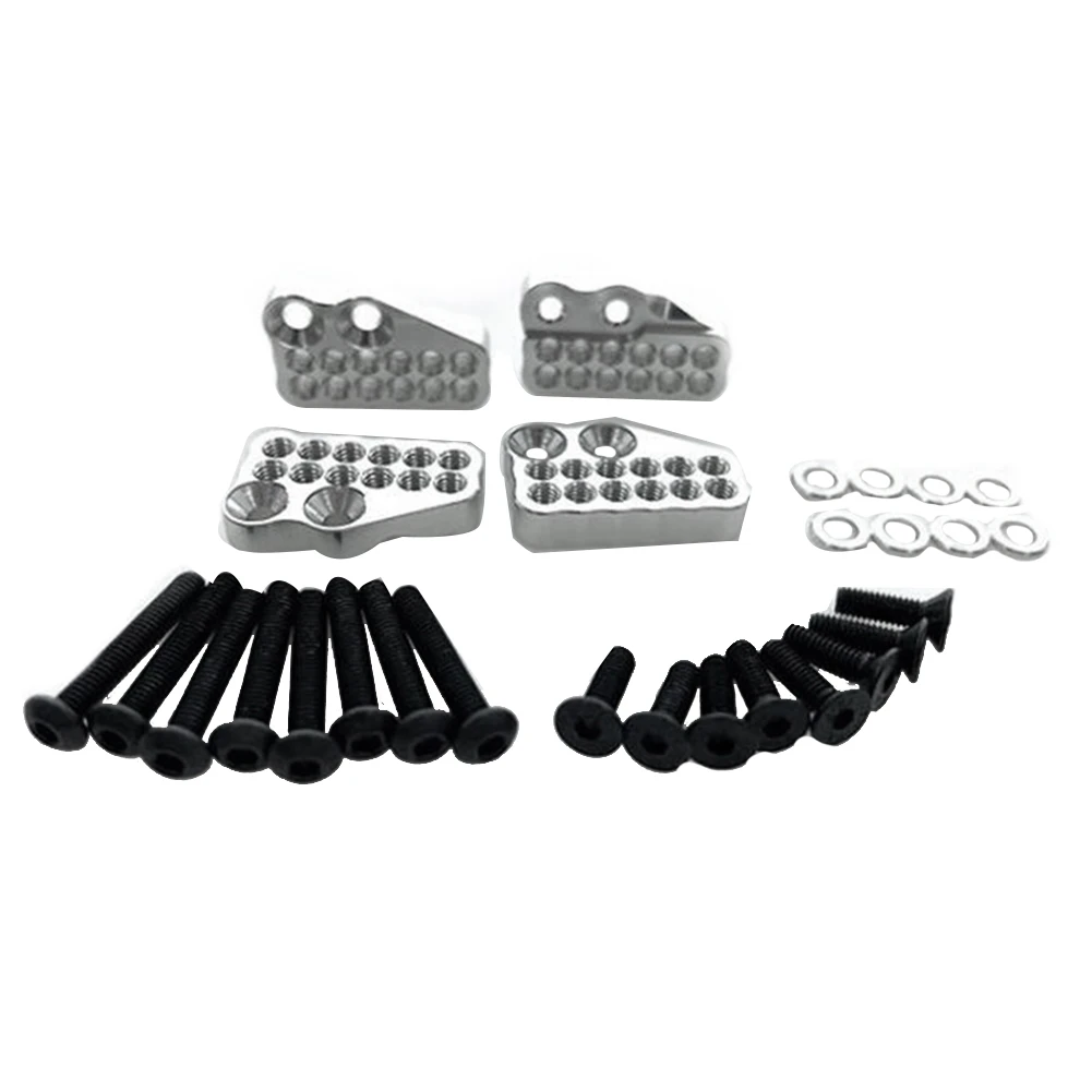 Ammortizzatori In Metallo Montaggio A Codice Fisso Per Axial Capra 1.9 Utb 1/10 Rc Cars,Silver