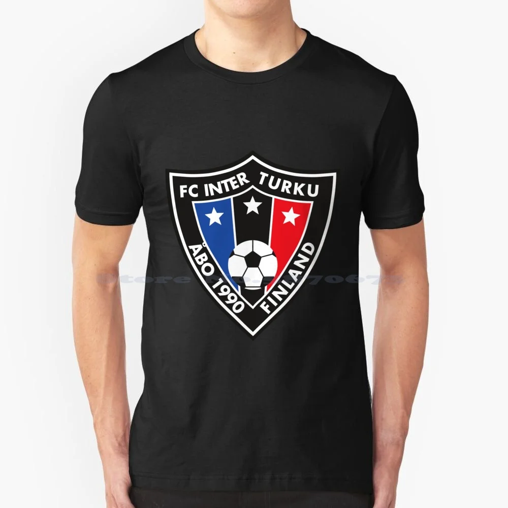 Football Club International Turku T Shirt 100% Cotone Tee Football Club International Turku Inter Turku Est 1990 Finish