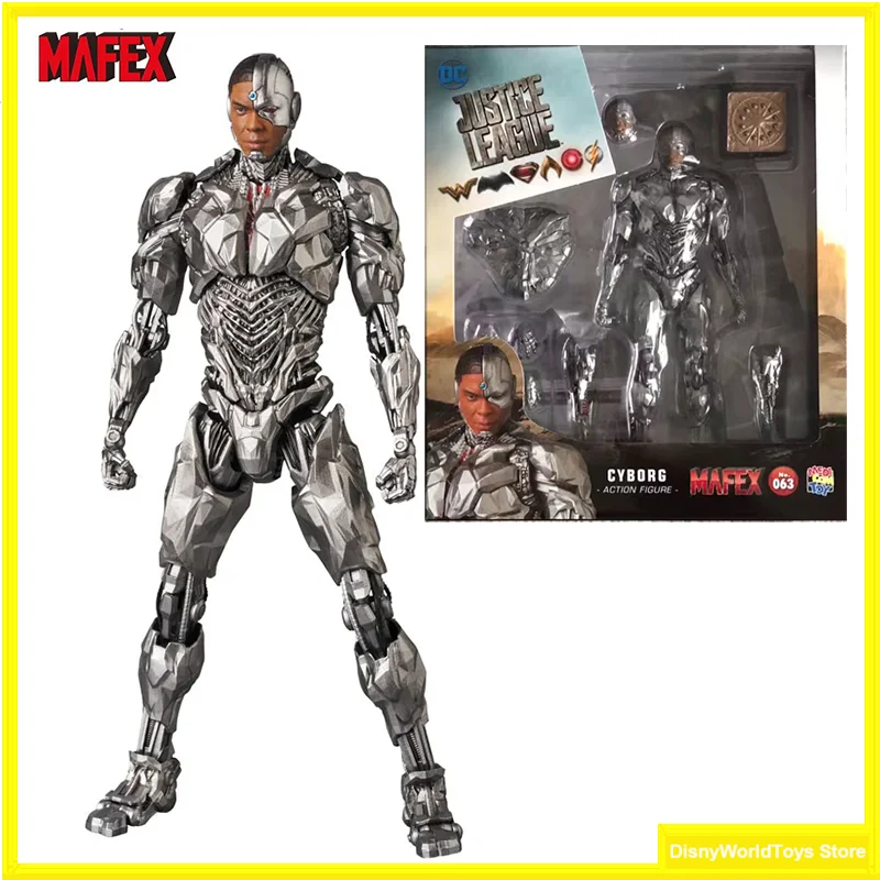 100% Originale Medicom Mafex 063 Mafex Cyborg Justice League Anime Collection Figure Model Toys In Stock