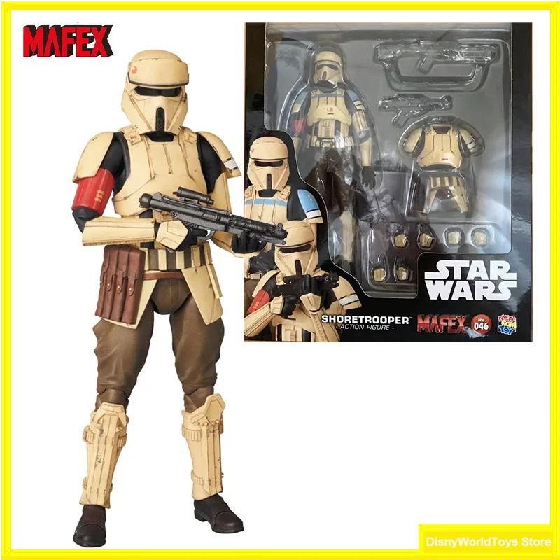 100% Originale Medicom Mafex 046 Rogue One: A Star Wars Story - Shoretrooper Collezione Anime Figure Model Toys In Stock