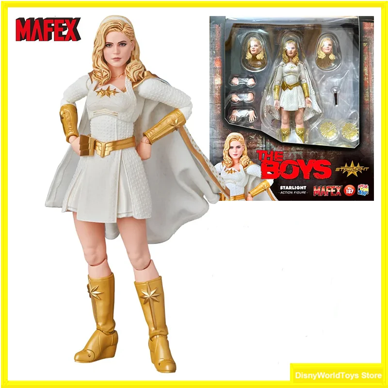 100% Originale Medicom Mafex 187 Mafex Starlight Black Robed Inspection Team Anime Collection Figure Model Toys In Stock