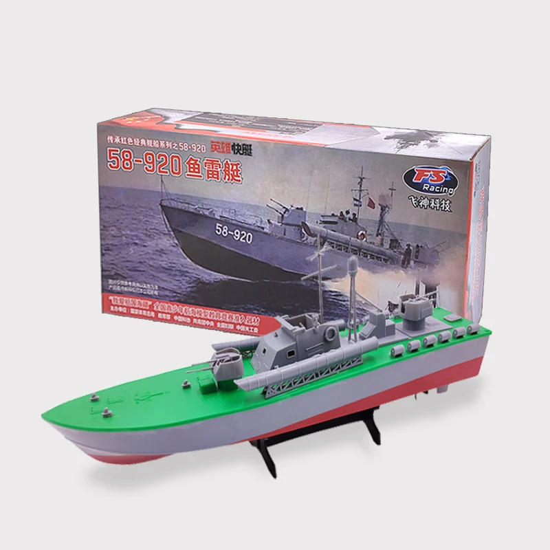 Motoscafo 58-920 Torpedo Boat Electric Assembly Model Youth Educational Competition Equipment Toy Boat