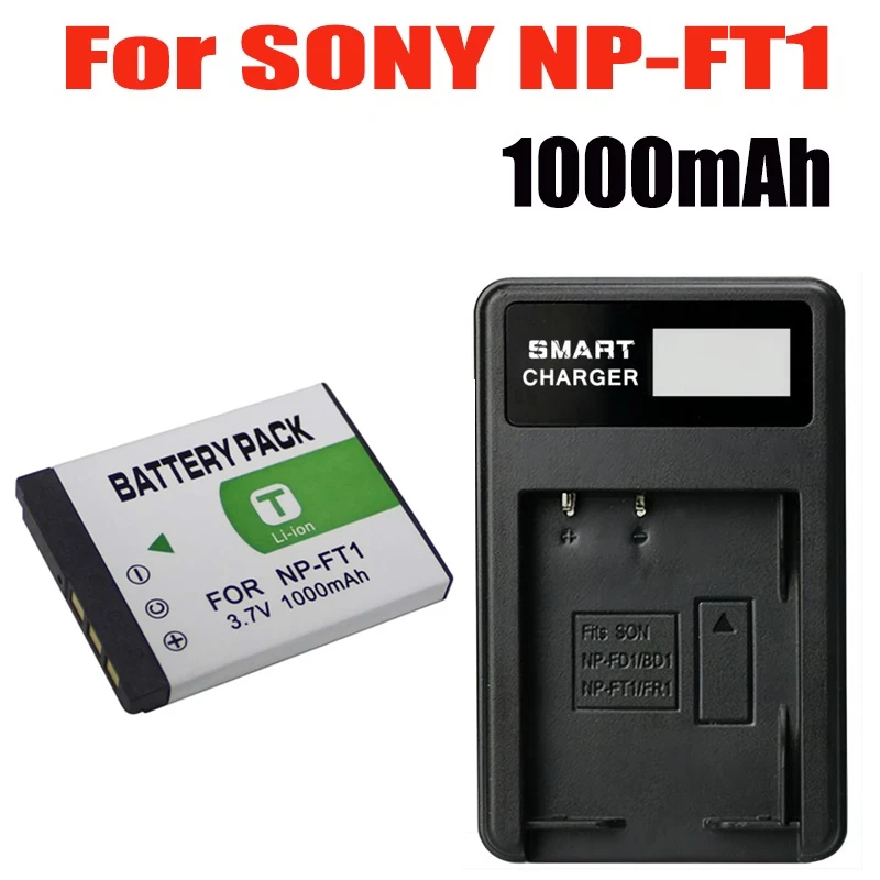 Np-Ft1 Np Ft1 Npft1 Caricabatteria Per Sony Dsc-M1 Dsc-M2 Dsc-T10 Dsc-L1 Dsc-T1 Dsc-T3 Dsc-T5 Dsc-T10 Dsc-L1