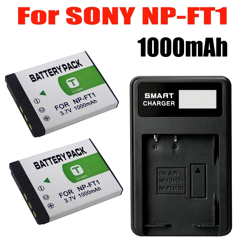 Np-Ft1 Np Ft1 Npft1 Batteria 1000Mah Per Sony Dsc-L1 Dsc-M1 Dsc-M2 Dsc-T10 Dsc-L1 Dsc-T1 Dsc-T3 Dsc-T5 Dsc-T10 Batterie Fotocamera