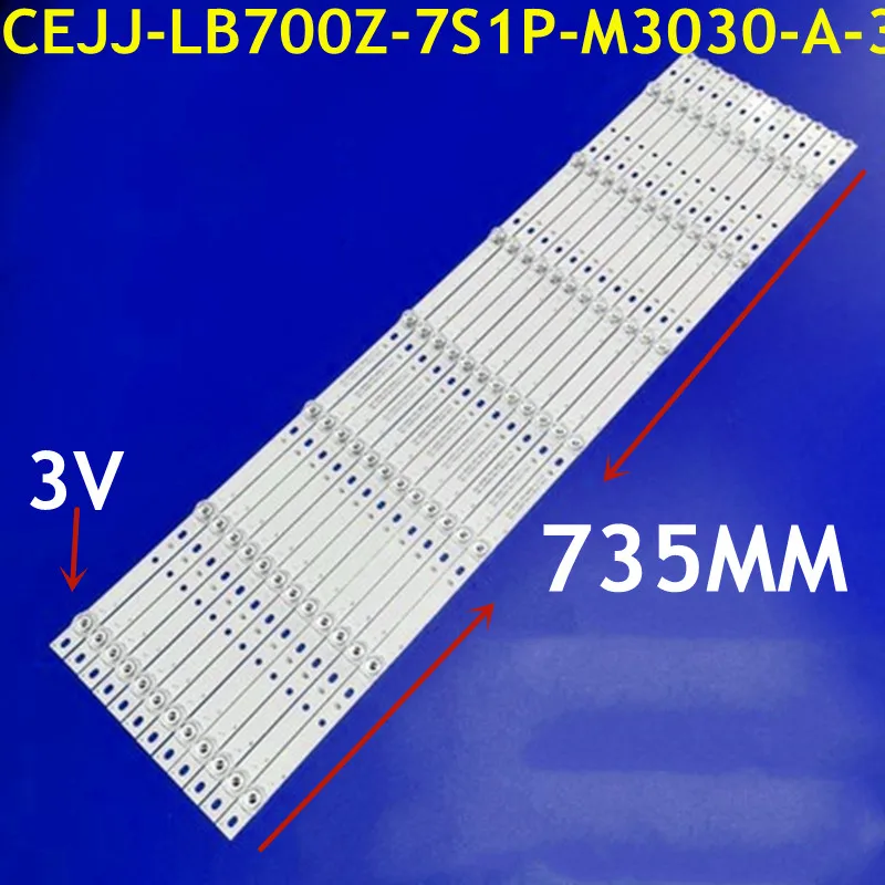 5Set = 60 Pezzi Strisce Di Retroilluminazione A Led Per 70 U2 70 Puf6894 70 Pug6774/78 70 Puf7295/T3 75 Puf7298/T3 70 Pus7505/12 70 Pus7805/12 70 Pus6