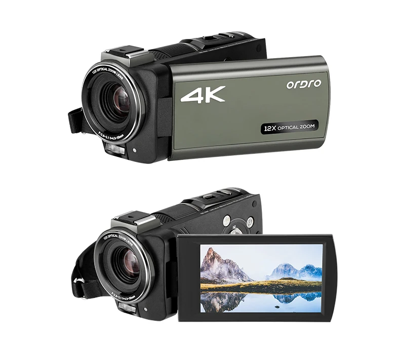 Videocamera Live Stream Facebook Youtube Ax60 4K Videocamera Digitale Filmadora Fotocamere Vlog Professionali Zoom Ottico 12X