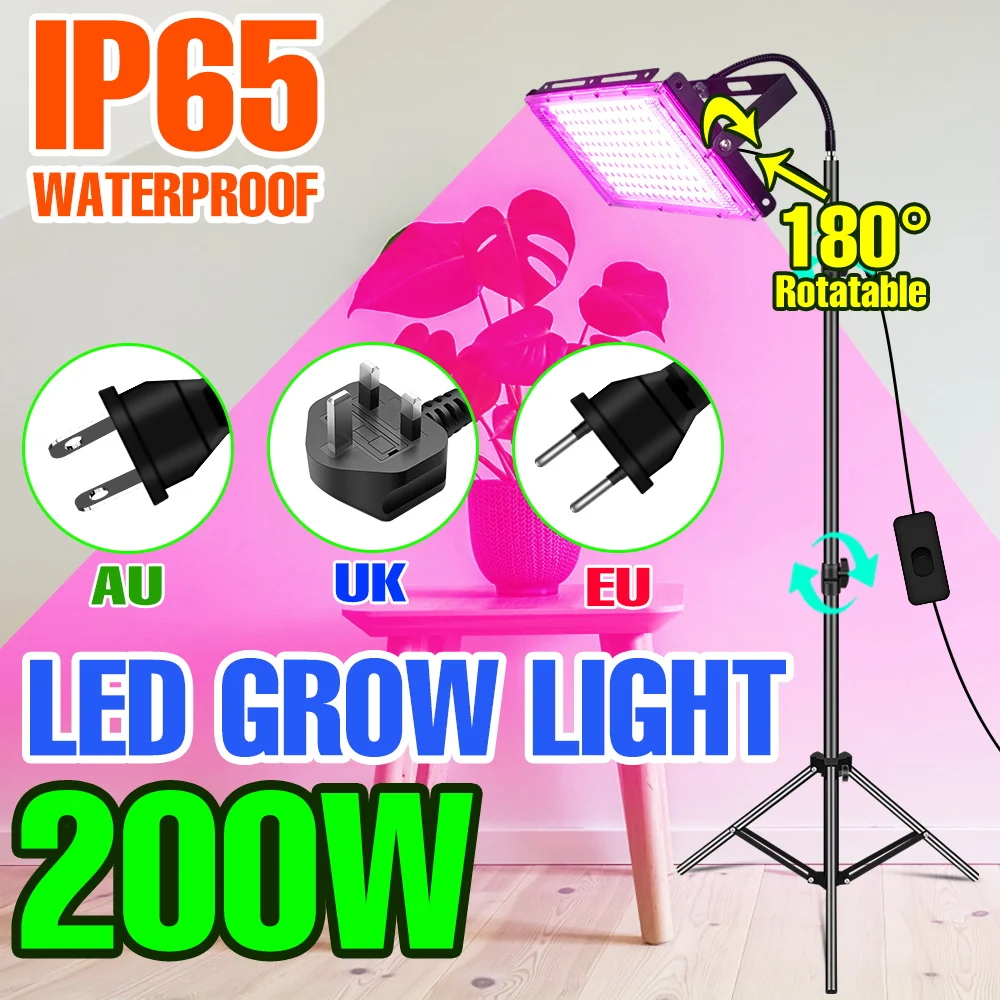 Led 220V Full Spectrum Phyto Grow Light Growing System Fitolamp Seeds Of Indoor Flowers Grow Tent Ip65 Serra Idroponica