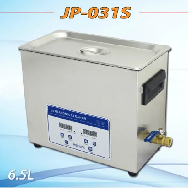 Jp-031S 180W 6.5L Digital Ultrasonic Cleaner Hardware Parts Circuit Board Lavatrice Con Cestello In Acciaio Inossidabile