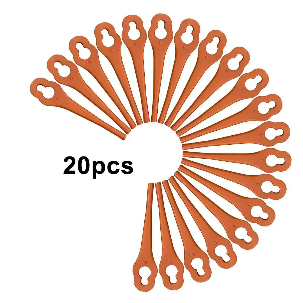 20 Pezzi Tagliaerba Lame Plastica L85Mm Gr182 Per Frta 20 A1 Vonhaus 20V Tosaerba Attrezzi Da Giardino Accessori