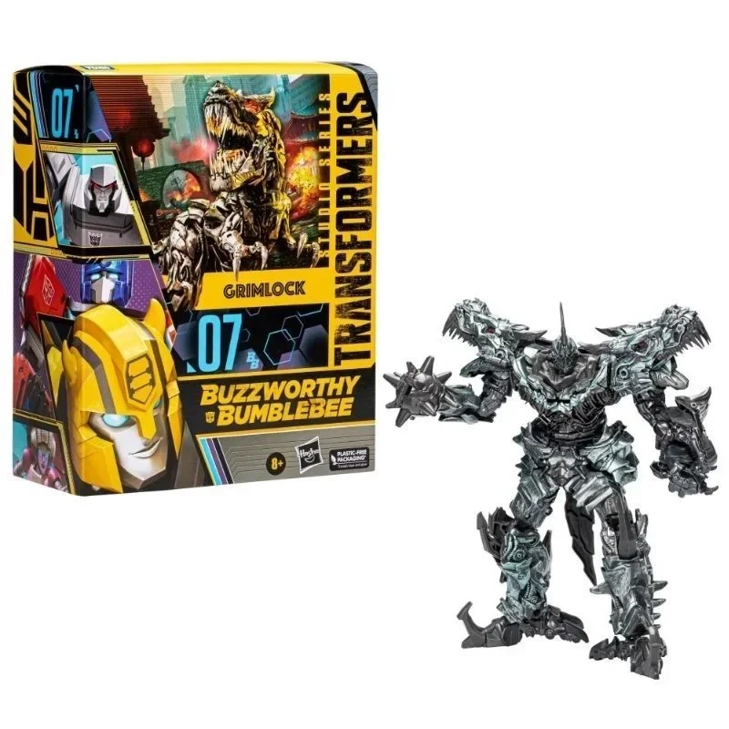 Action Original Takara Tomy Strappo Transformers Toys Movie 7 Bb Ss07 Grimlock Transformers Robot Collect Toys Regalo Di Compleanno