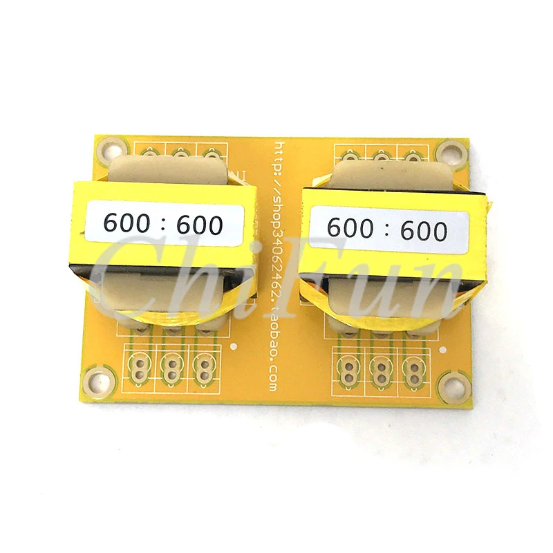 2 Pz/600 Omega: 600 Omega Trasformatore Di Isolamento Audio Risposta In Frequenza 18Hz ~ 150 Khz-1Db