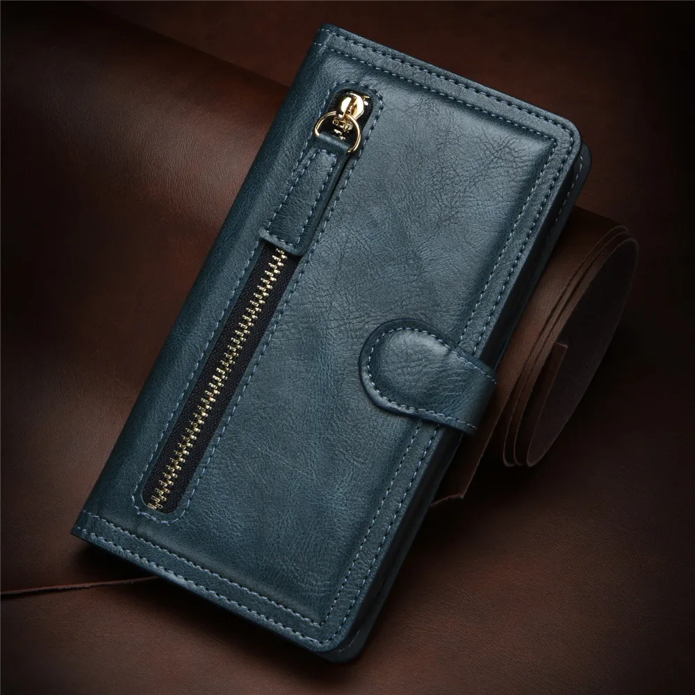 Per Galaxy S10 Plus S10 + Funda Retro Pu Flip Custodia In Pelle Per Samsung Galaxy S10 Plus S10 + Custodia Porta Carte Coque