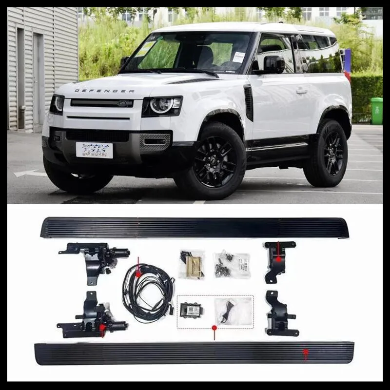 Per Land Rover Defender 90 2-Door 2020 2021 2022 Interruttore Di Alimentazione Motore Elettrico Passo Laterale Pedana Automatica Pedali In Alluminio