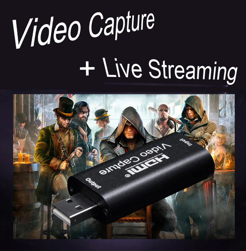 Scheda Di Acquisizione Video Hdmi 4K 1080P 30Fps Telefono Usb Del Computer Gioco Tv Box Dvd Hd Recorder Cattura Box Per Pc In Diretta Streaming Trasmi