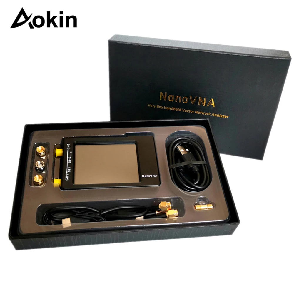 Nanovna-H 50Khz ~ 1.5Ghz Vna 2.8 Pollici Lcd Hf Vhf Uhf Uv Vector Network Antenna Analyzer Digital Nano Vna-H Tester Instrument