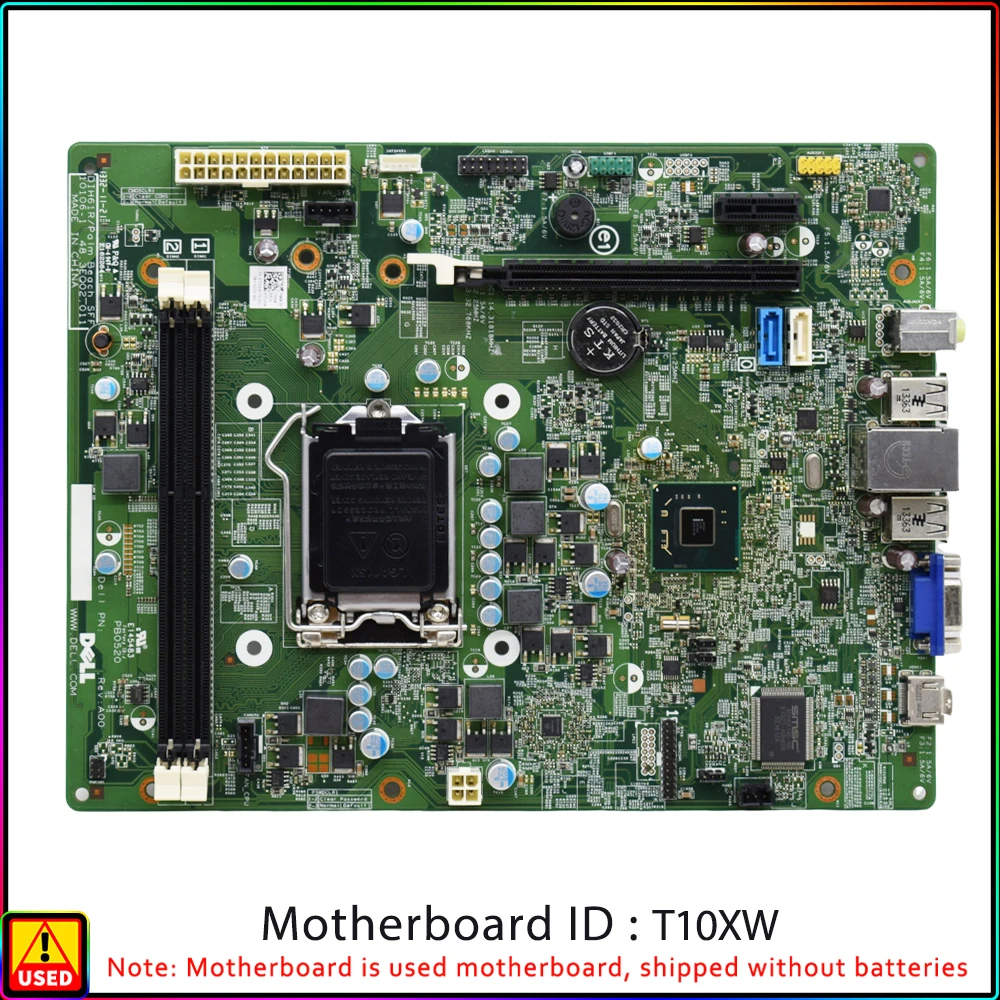 Per Dell Optiplex Serie 3010 Intel Socket Lga1155 Scheda Madre Desktop T10Xw 0 T10Xw
