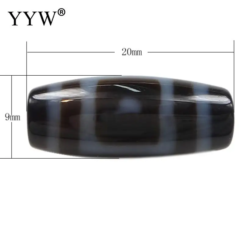 Agata Tibetana Naturale Onice Dzi Beads Oval Muslimah Jewelry Making Collana Fai Da Te Bracciale Tibetano Dzi Beads Accessori