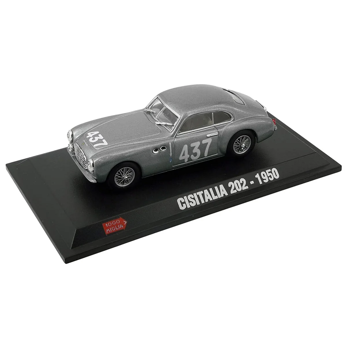Hachette, Cisitalia 202 #437 1000 Miglia Rally 1950, Bilancia 1:43, Modellini In Miniatura, Mille Miglia Di Raccolta, Classic Vintage Rallye, Nuovo In