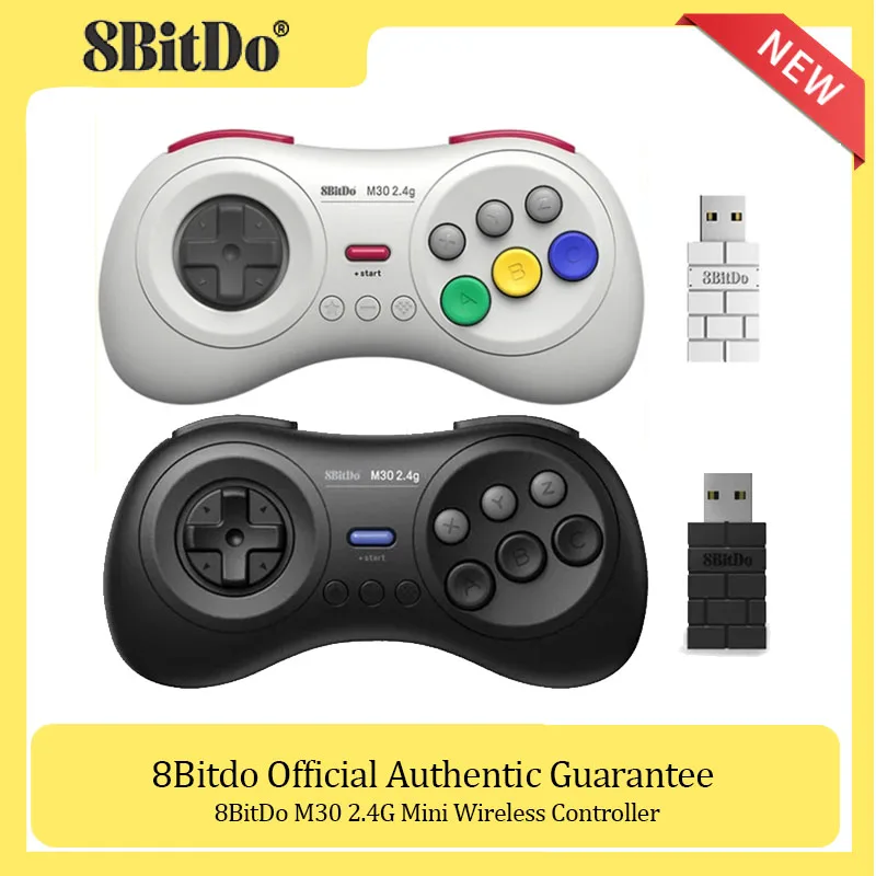 8Bitdo M30 2.4G Mini Gamepad Wireless Per Sega Genesis Mini E Mega Drive Mini - Sega Genesis