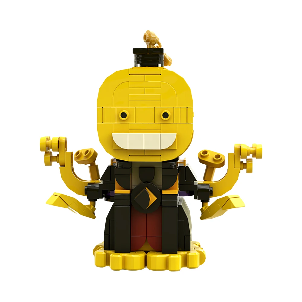 287Pcs Mco Koro Sensei Assassination Classroom Brickheadz Bricks Assassination Classroom Building Blocks Set Giocattoli Per Regalo