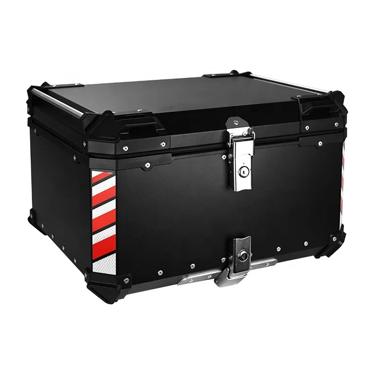 85L Black F2-Moto Top Box Adventure Moto Box Delivery Case Scatola Posteriore Moto In Alluminio Per Bmw