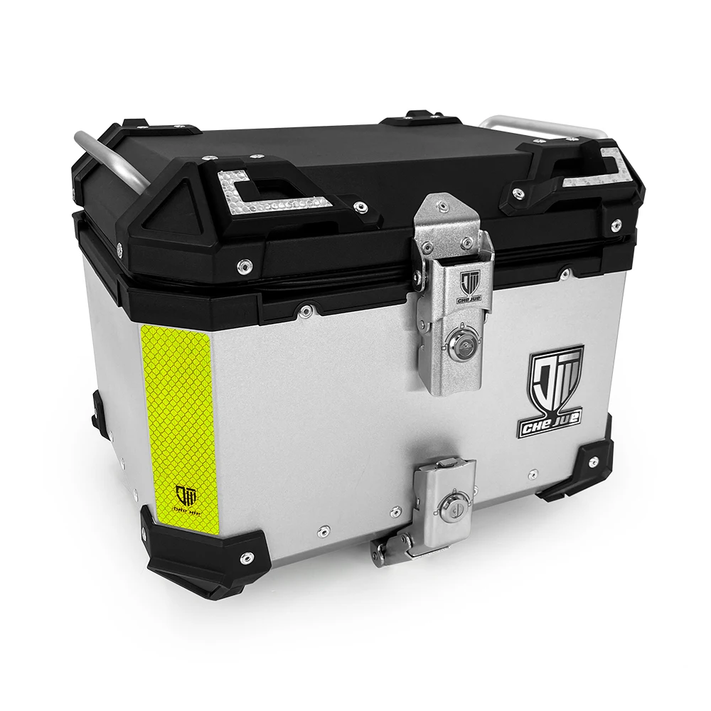 Moto Motor Motorcycle Bagagliaio Posteriore Storage Tail Top Box In Lega Per Moto In Alluminio