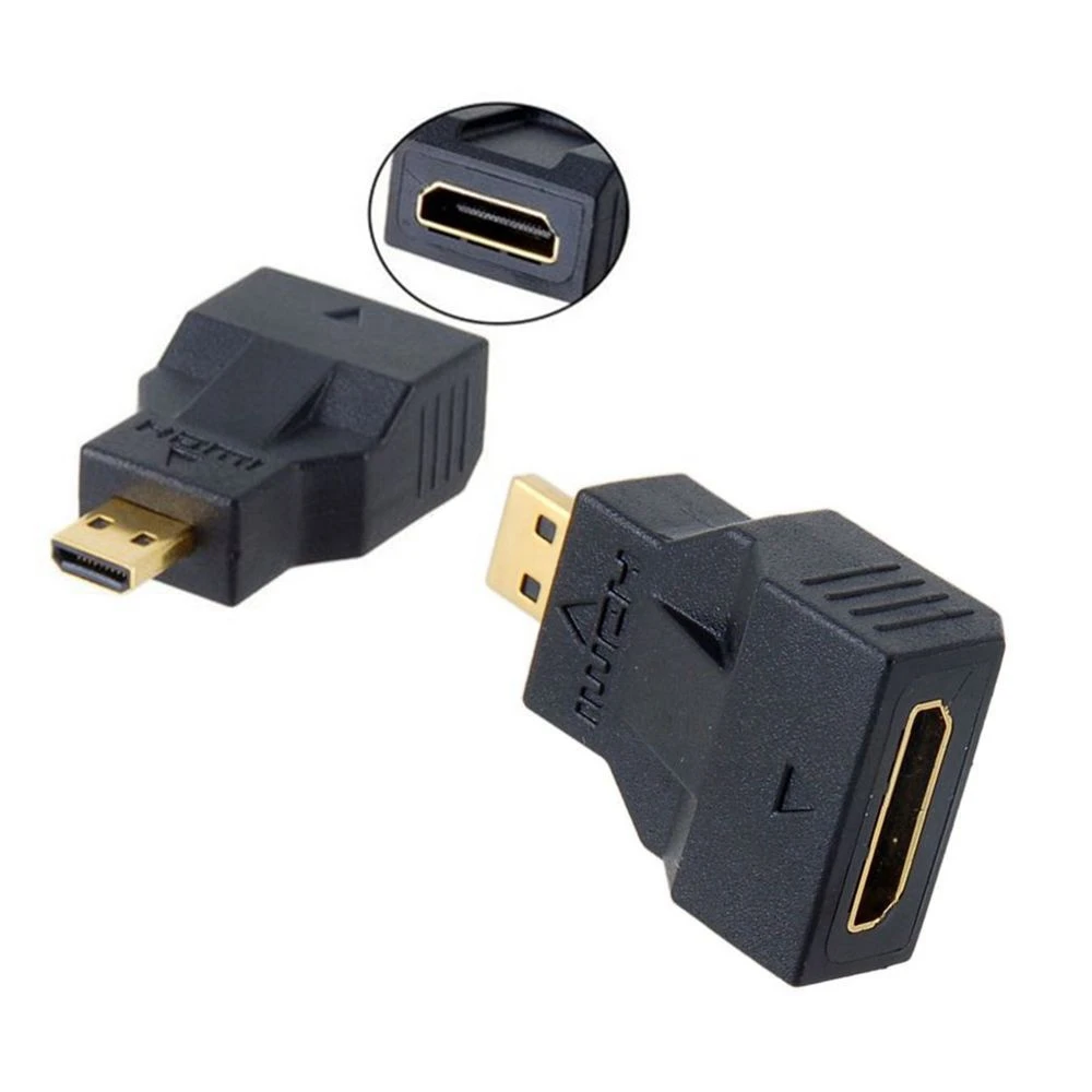 Adattatore Micro Hd-Compatibile Maschio A Mini Hdtv Femmina Per Tablet Pc Moto Xt800 Evo 4G E Telefono Cellulare
