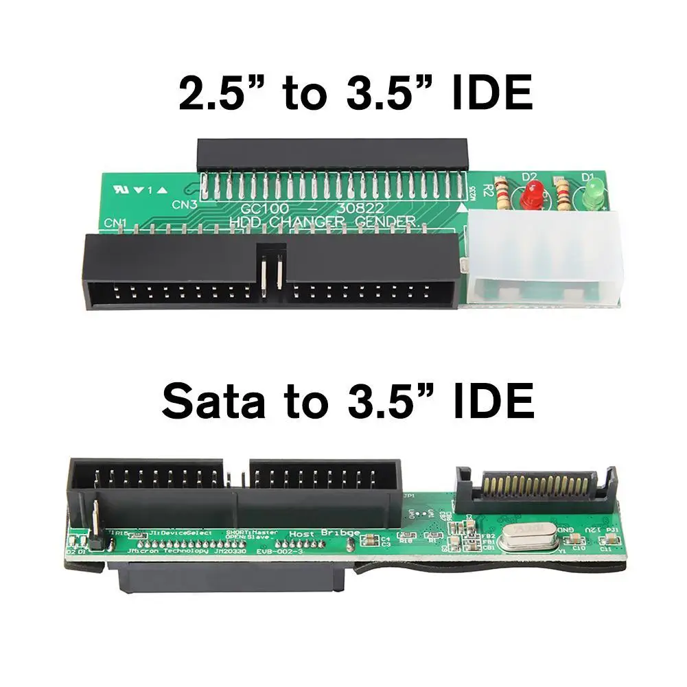 Adattatore Da Sata A Ide Convertitore Da 2.5 Sata Femmina A 3.5 Ide Maschio Adattatore Da Sata A Ide Porta A 40 Pin Per Dos, Per Windows 98/98Se,2000