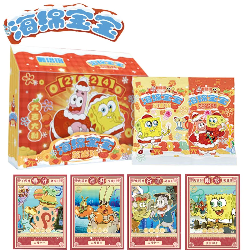 Spongebob Squarepants Card Spongebob Anime Character Cartoon Primary Periferiche Card Limited Collection Cards Kids Favorite