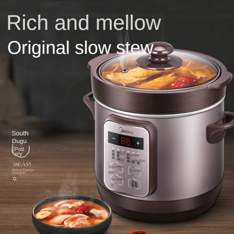 Stufato Elettrico Pentola Per Uso Domestico Assistenza Sanitaria Automatica Fornello Lento Elettrodomestici Da Cucina Cucina Intelligente