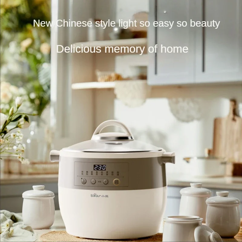 Stufato Elettrico Pentola Zuppa Porridge Ceramica Multifunzione Impermeabile Fornello Lento Elettrodomestici Da Cucina Automatici Cucina Intelligente