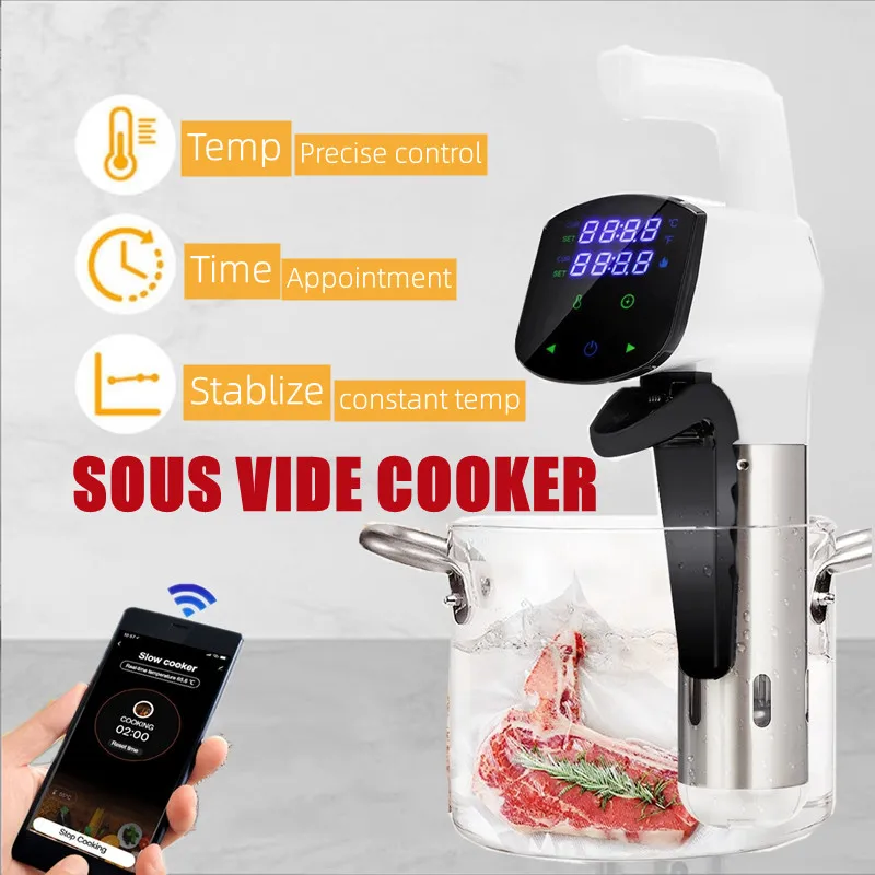 Anyufa In Acciaio Inossidabile Ipx7 Impermeabile Sous Vide Cooker Circolatore Ad Immersione Termica Smart App Control Slow Cooker Machine