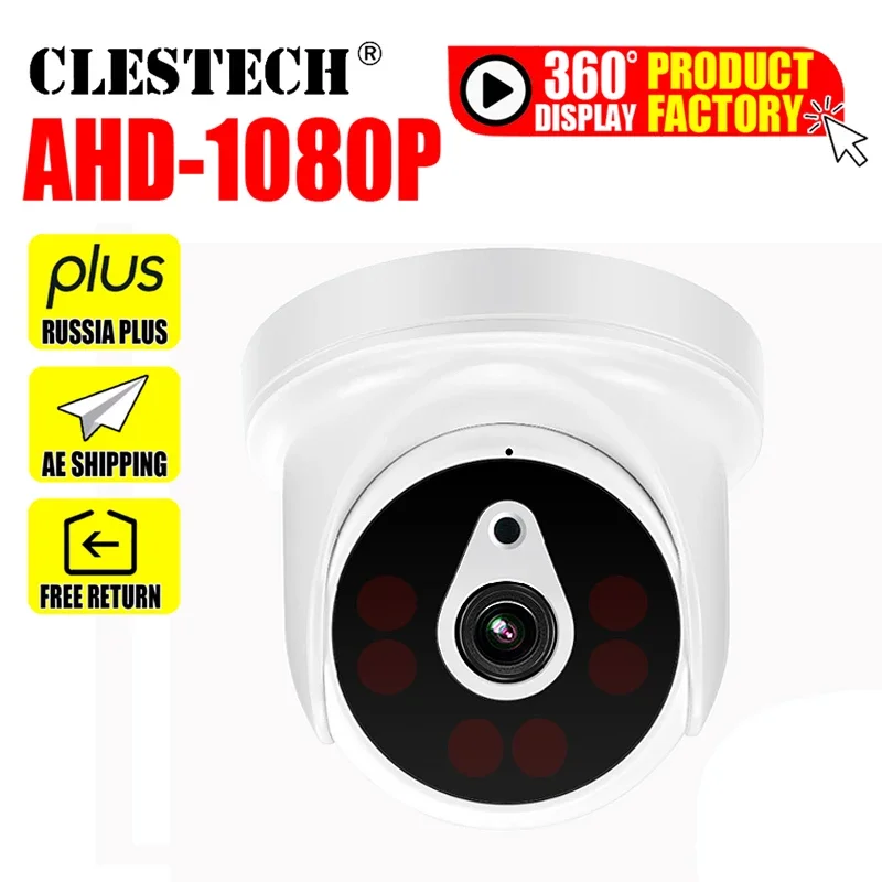 6Led Array Cctv Indoor Ahd Camera 720P/960P/1080P Sony Imx323 Chip 2.0Mp Digital Infrared All Full Hd Video Dome Ad Alta Definizione
