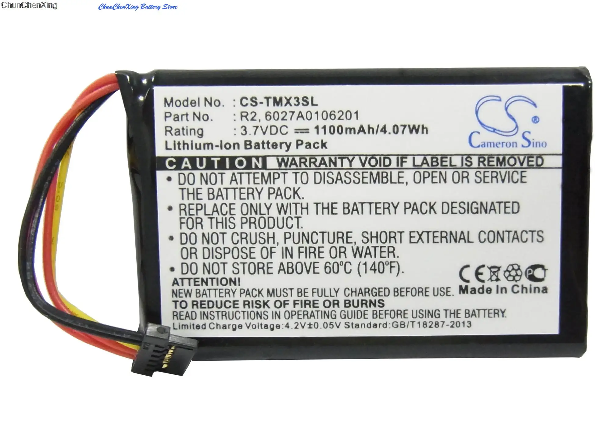 Batteria 1100Mah 6027A0106201, R2 Per Tomtom 1 Ep0.029.01, 4 Ep0.001.02, 5 Ep0.029.01, Xxl Iq Route