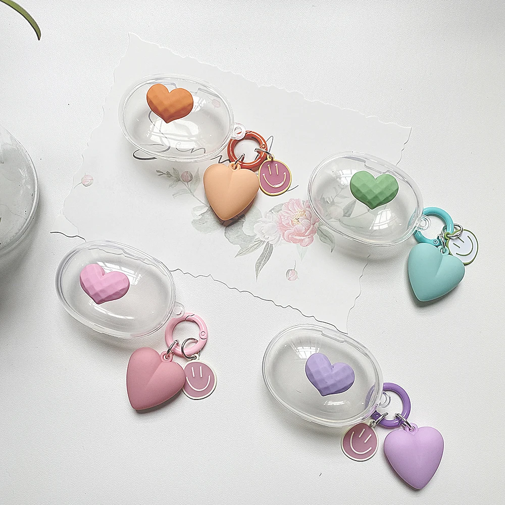 Fashion Love Case For Sony Wf-C500 Case High Quality Tpu Silicone Clear Earphone Cover Pendant Box For Sony C500