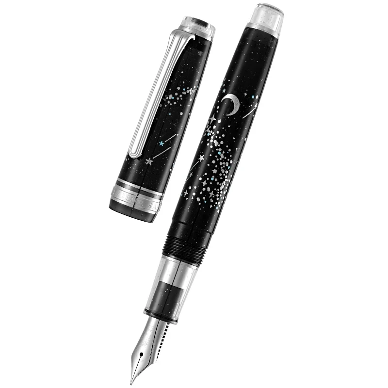 Originale Sailor X Plus Limited Starry Sky Resina Penna Stilografica Meteor Moon Ink Set 14K Gold Nib Writing Business Christmas Gift