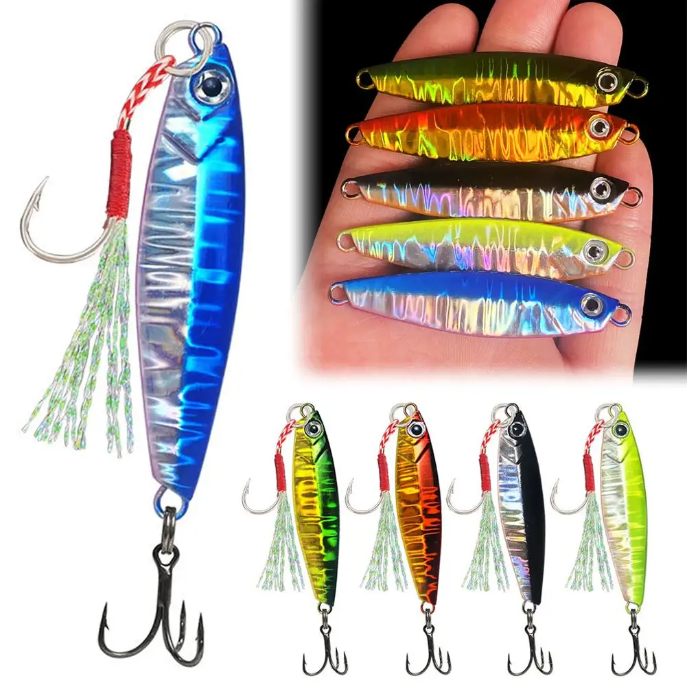 10G Long Cast Metal Jig Fishing Lure Bass Fishing Jigs Fish Artificiale Outdoor Traina Pesi Esche Affrontare Accessorio Sale Z4T0
